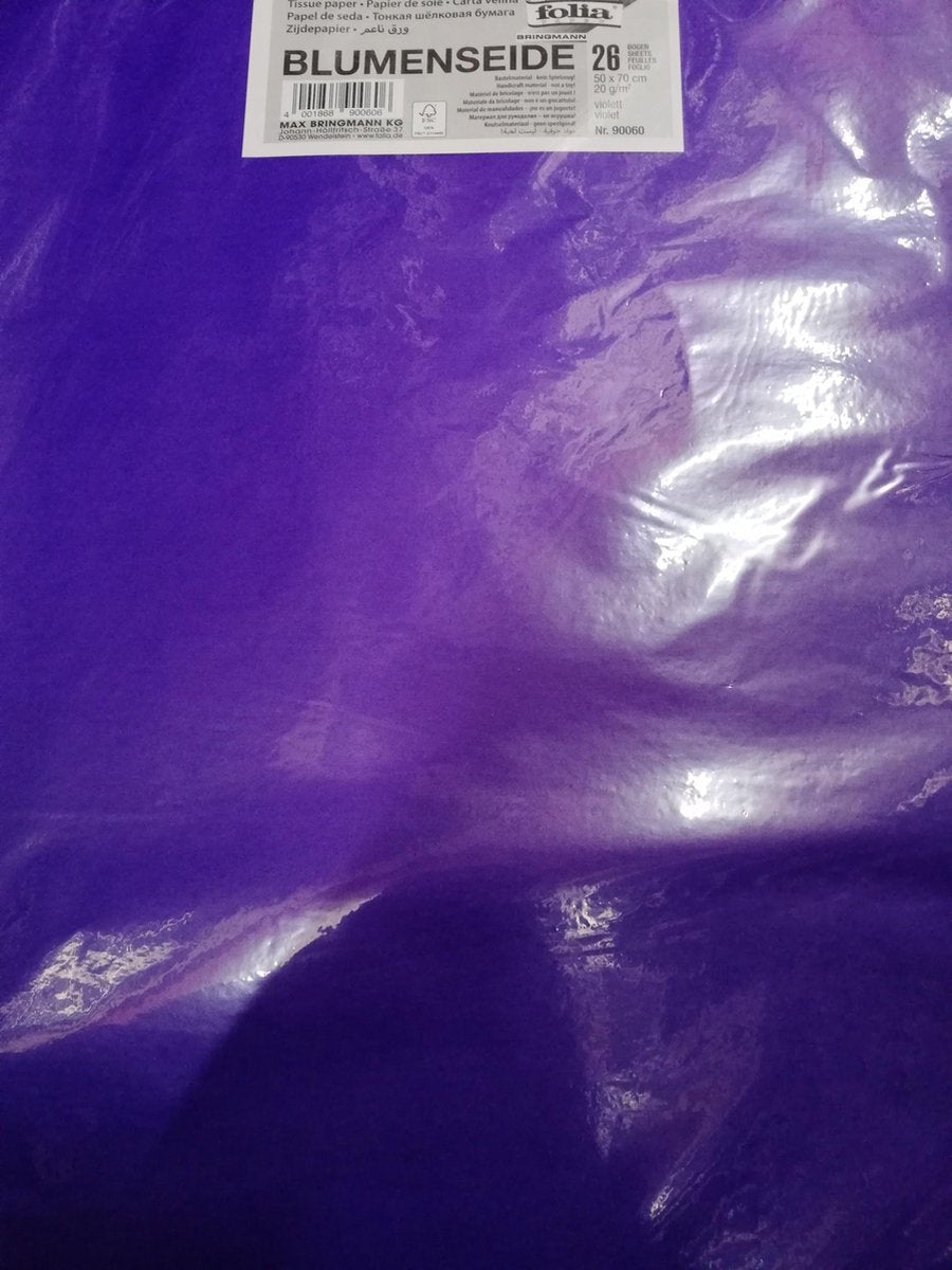 Zijdepapier 50x70cm VIOLET 26 vel in een pak