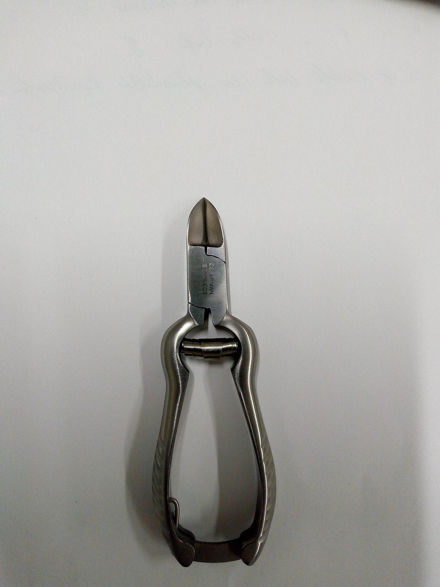 Nageltang - Kromme bek - Spiraalveer - 13 cm - Snit: 21 mm - professionele tang