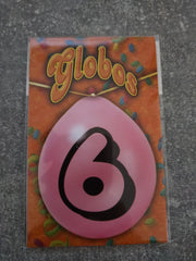 Ballon cijfer 6