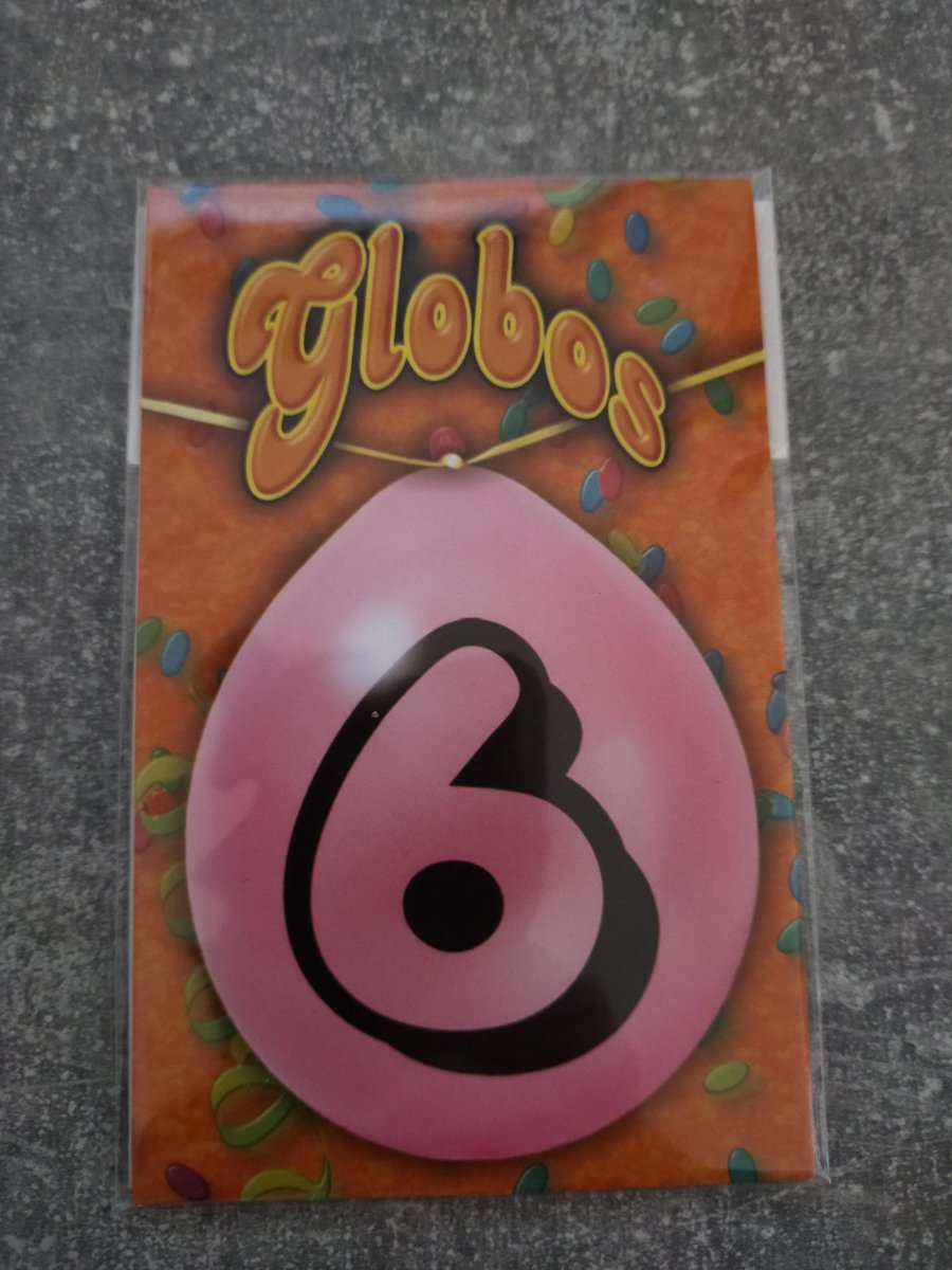 Ballon cijfer 6