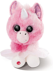 Nici Knuffel Glubschis Eenhoorn Junior 15 Cm Pluche Wit/roze