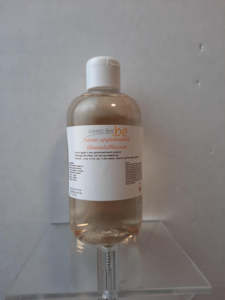 sauna opgietmiddel 250 ml amandelbloesem - sauna geuren - sauna opgiet