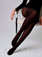 Panty verticaal gestreept