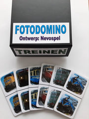 Denkspel voor mensen met dementie FotoDomino Treinen