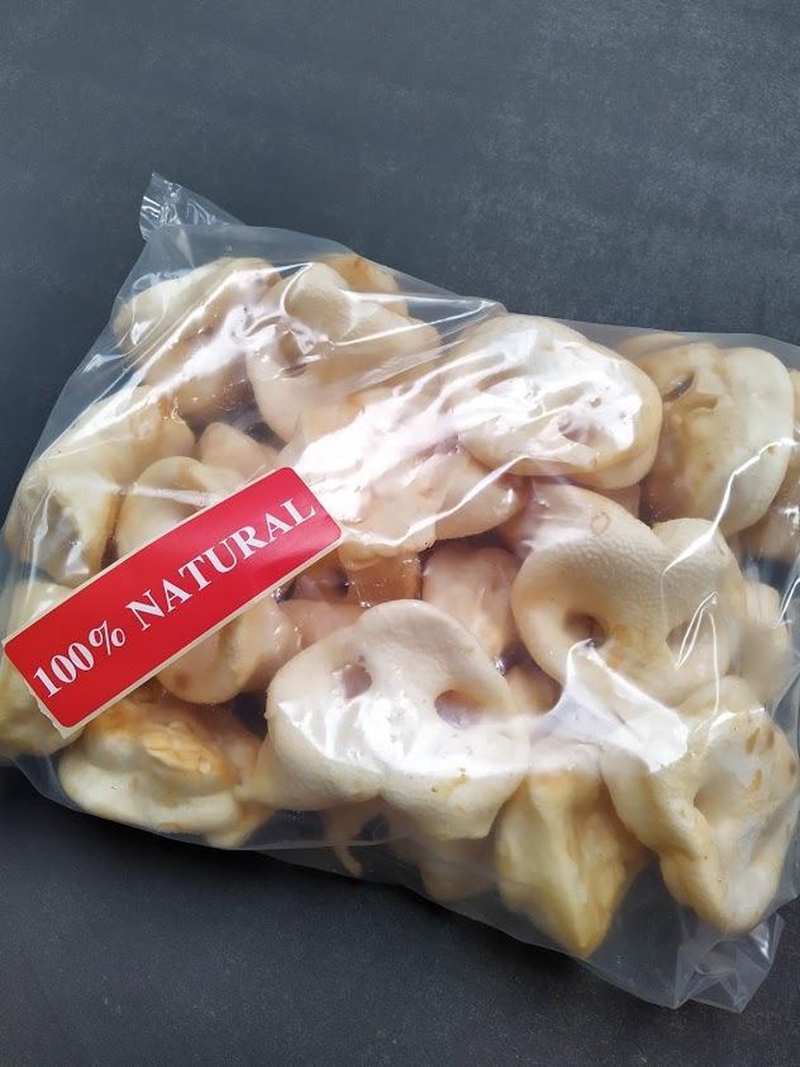varkens neuzen varkensneuzen hond 25 stuks van de snackmeester 100% natuurlijk natural naturel