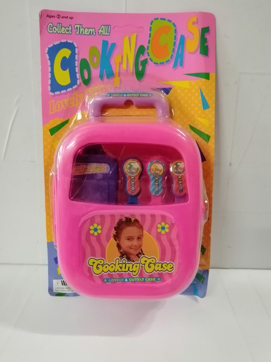 Keukenkoffertje  Cooking Case Rose - speelset
