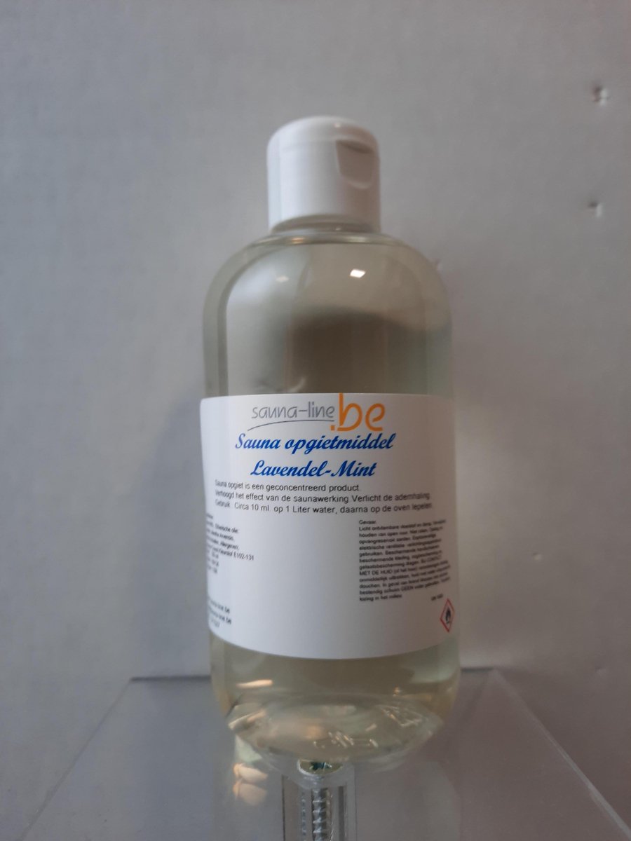 sauna opgietmiddel 250 ml lavendel - munt -sauna geuren - sauna opgiet