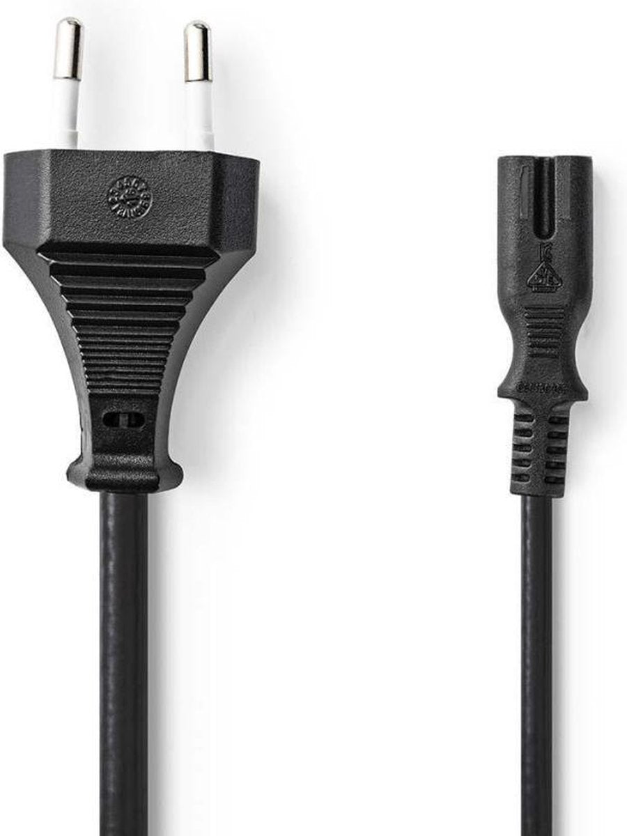 Voedingskabel | Eurostekker - IEC-320-C7 | 2