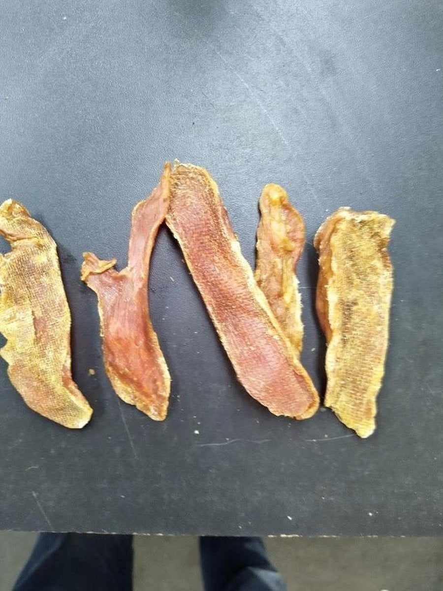 Kipfilet gedroogd voor hond europees 100gr van de snackmeester 100% natuurlijk natural naturel kip filet