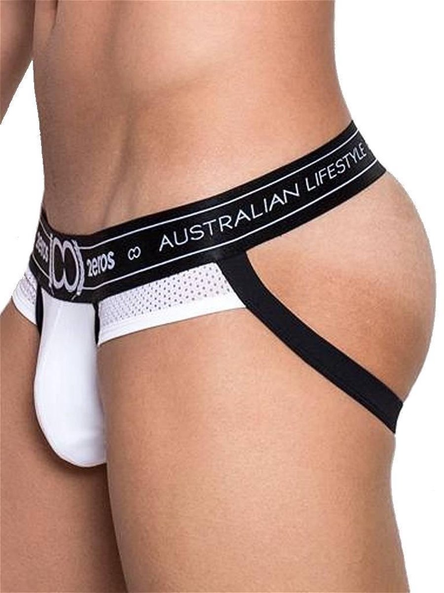 2EROS Apollo Jockstrap Eclipse Wit - MAAT L - Heren Ondergoed - Jockstrap Heren - Heren Jock