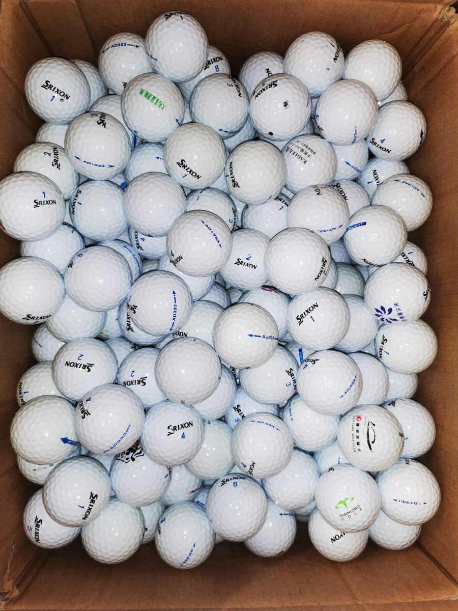 Srixon AD333 Golfballen - Srixon Golfballen - Gebruikte Golfballen - Lakeballs - Klasse AAAA - 25 Stuks