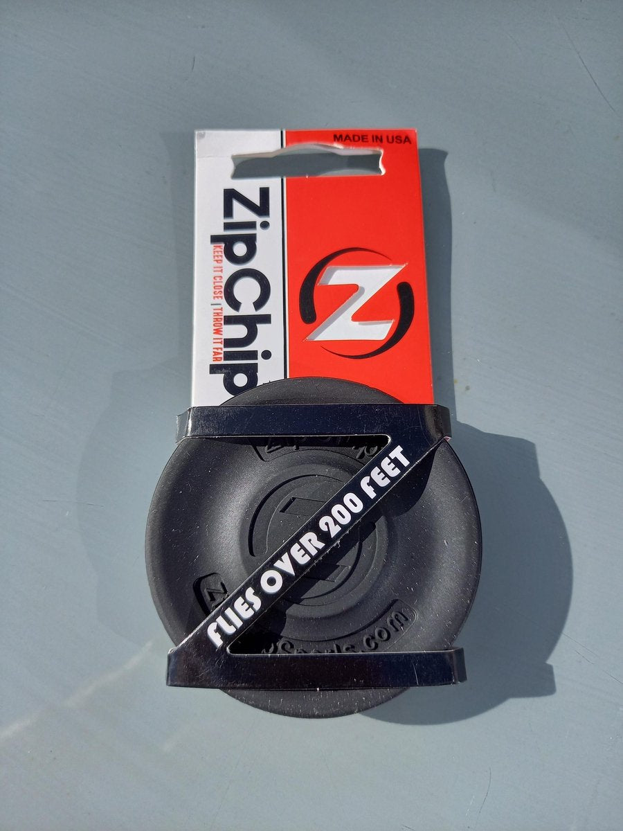 Zipchip official - Zwart - frisbee mini -  buiten speelgoed - pocket disk