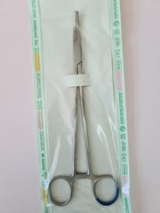 Belux Surgical / Wertheim Hysterectomy Klem met tand 1x2 Gesteriliseerd Kleurcodering / RVS / Herbruikbaar 22.5cm