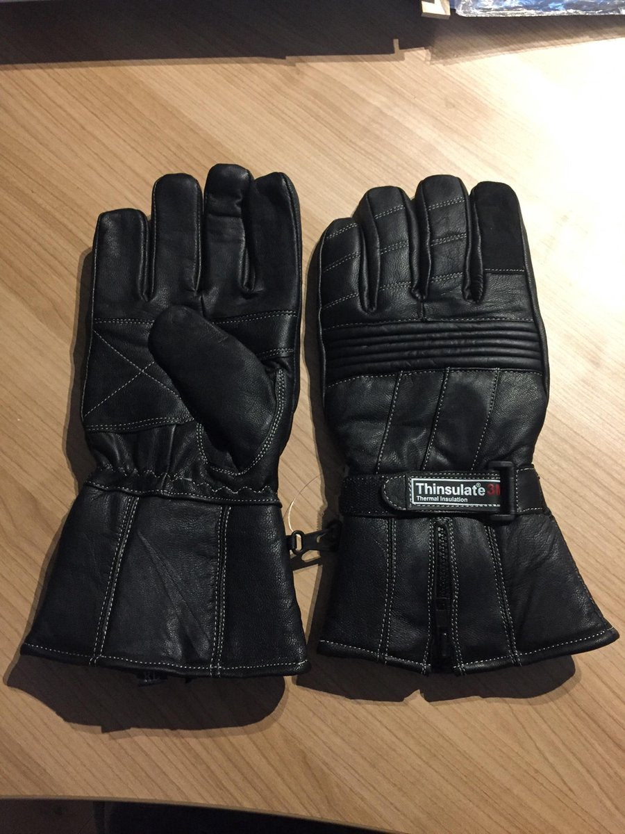 Motor/Scooter handschoenen leder maat L