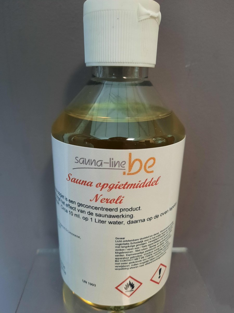 sauna opgietmiddel  neroli 250 ml -sauna geuren - opgiet - oranjebloesem