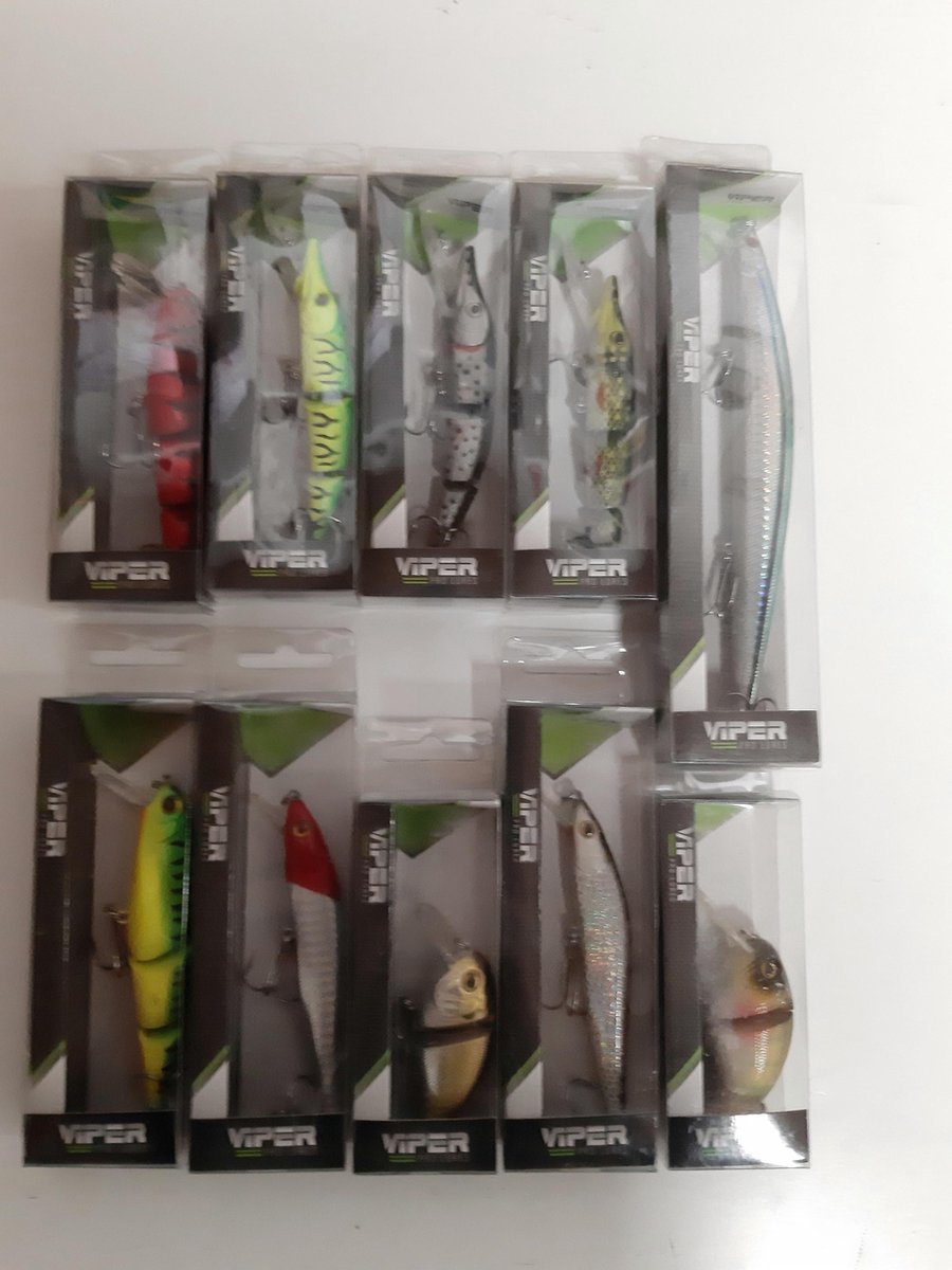 10 Viper Pluggen voor snoek | Kunstaas