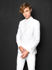 Opposuits Verkleedpak White Knight Jongens Polyester Wit Mt 170-176