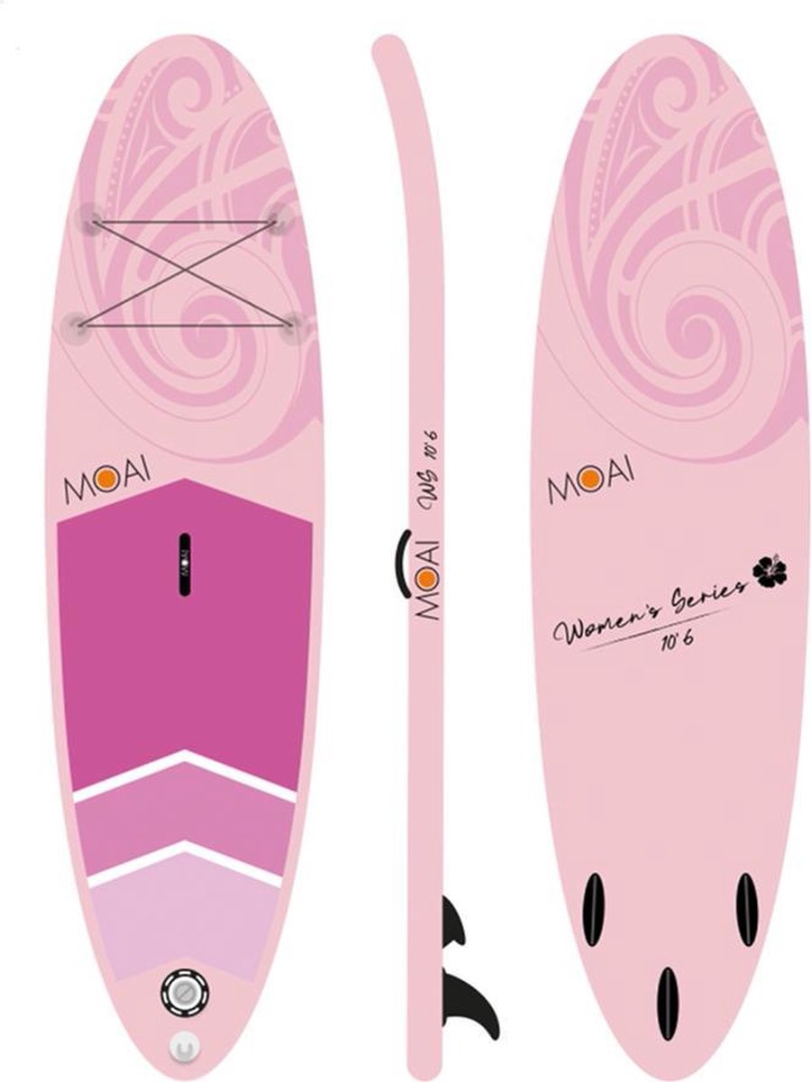MOAI 10.6 Roze - All-Round SUP - Compleet