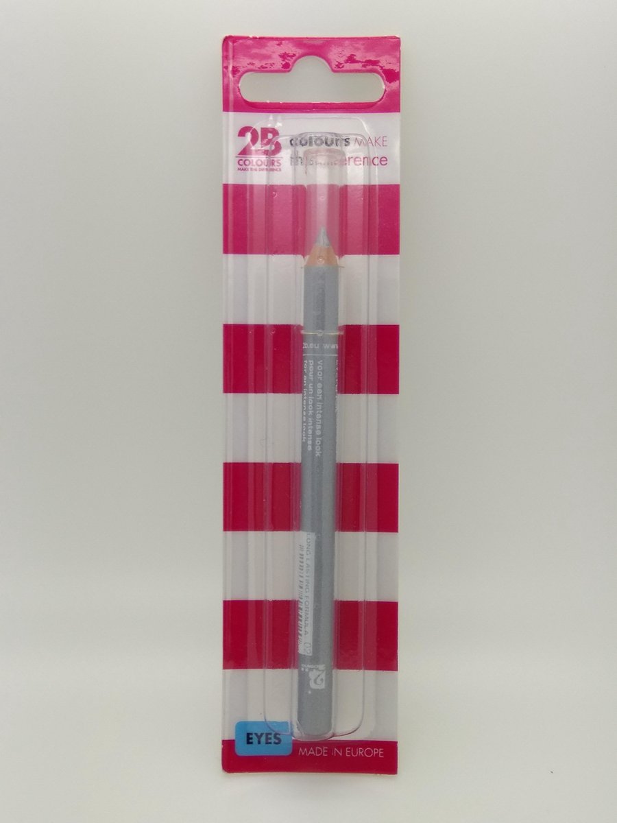 2B Colours eyeliner/ Kajal Kohl Pencil long lasting formula  n02 silver