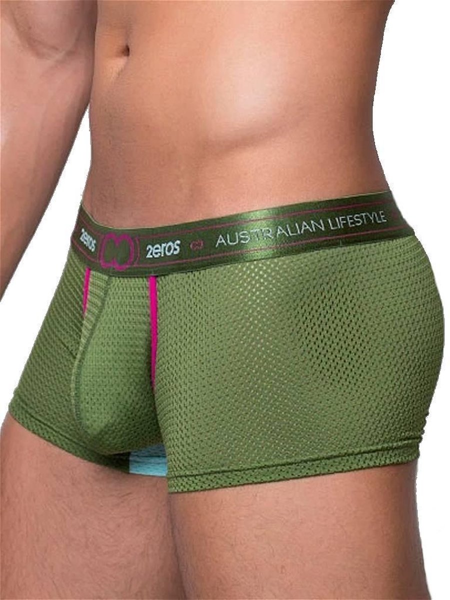 2EROS Aeolus Trunk Green Gale Groen - MAAT S - Boxershort Heren - Boxershorts voor Mannen - Mannen Cadeautjes