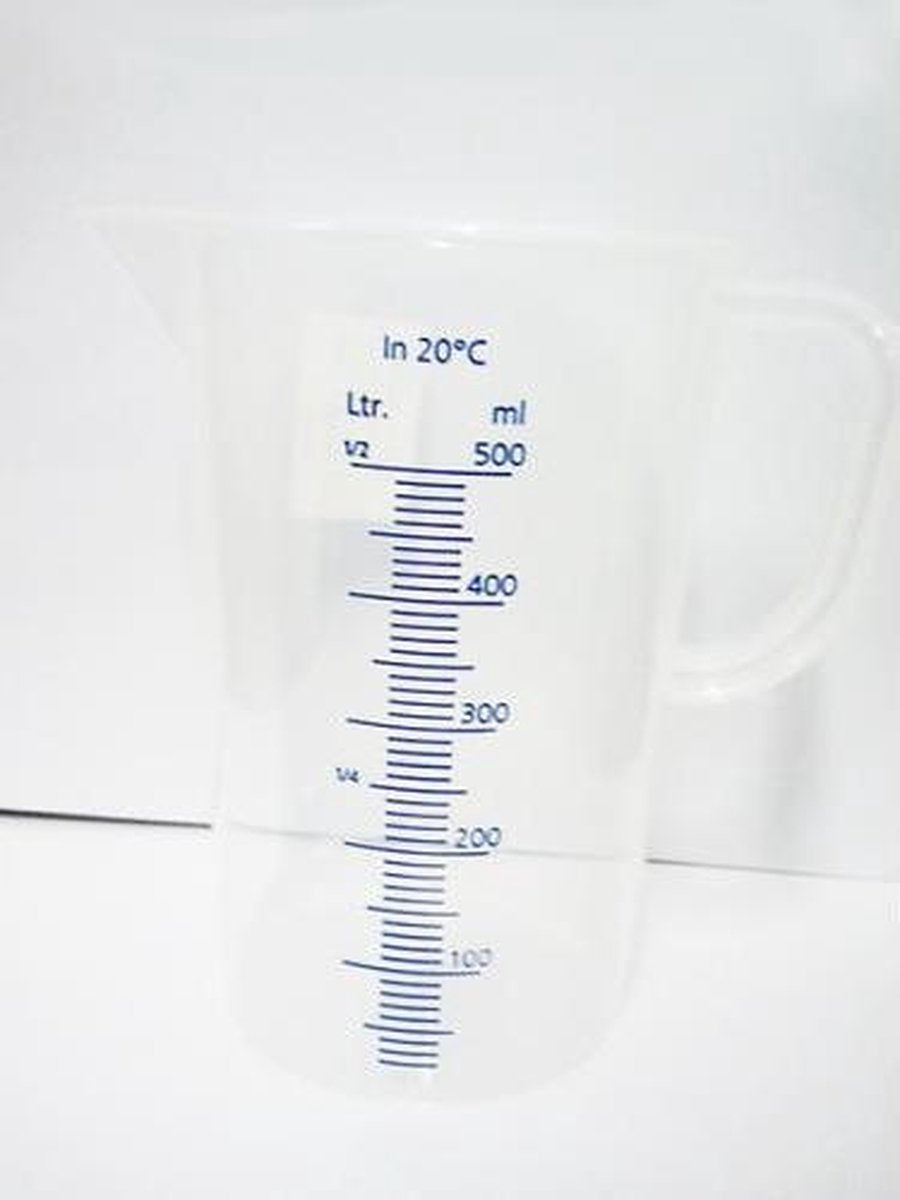 Kunststof maatbeker - 0.5 liter - Habitas