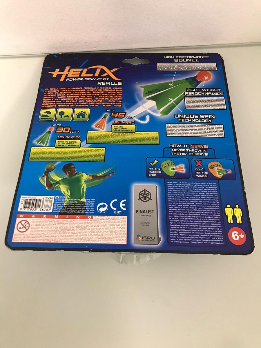 Shuttles - 4 stuks - 2 kleurig - Helix Pro shuttles