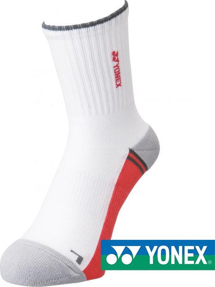 Yonex 3D sportsokken - oranje/wit - maat 44/47