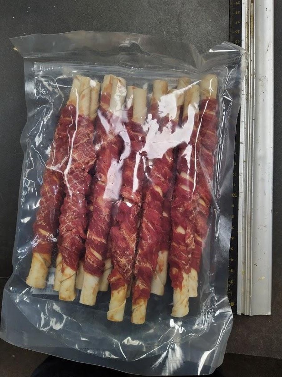 Eendfilet combo rawhide runderhuid 500gr 20cm van de snackmeester eend filet