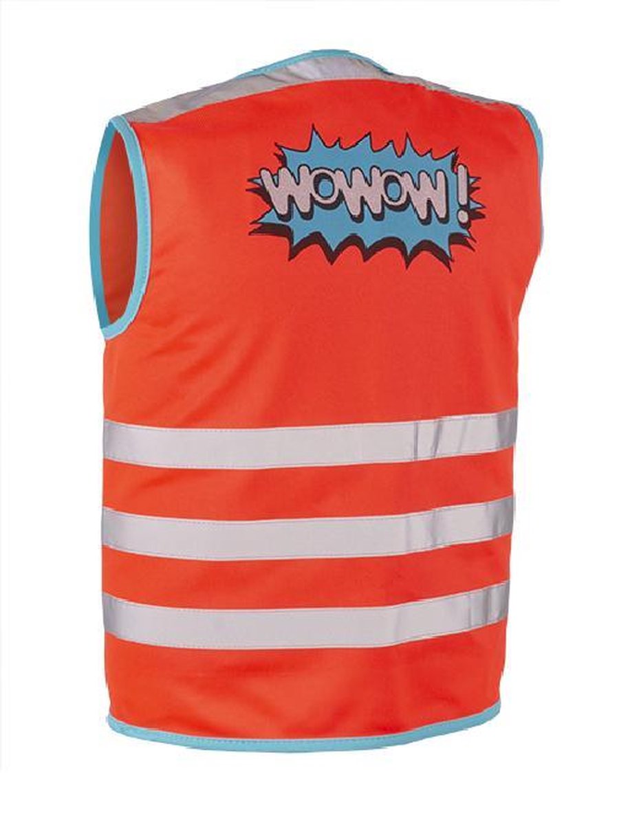 Wowow Kids Wowow! Jacket Rood S - fluohesje voor kind - EN 1150