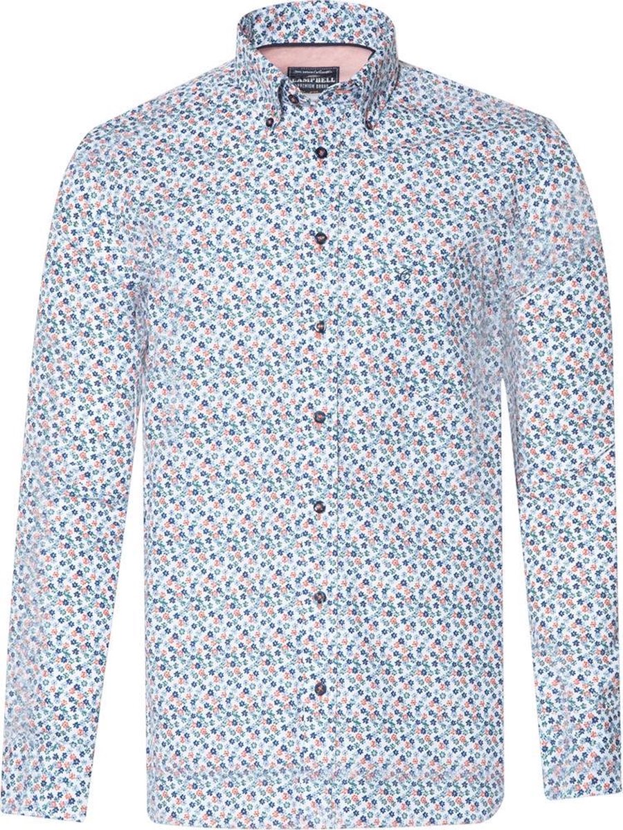 Campbell Classic Casual Overhemd Heren lange mouw