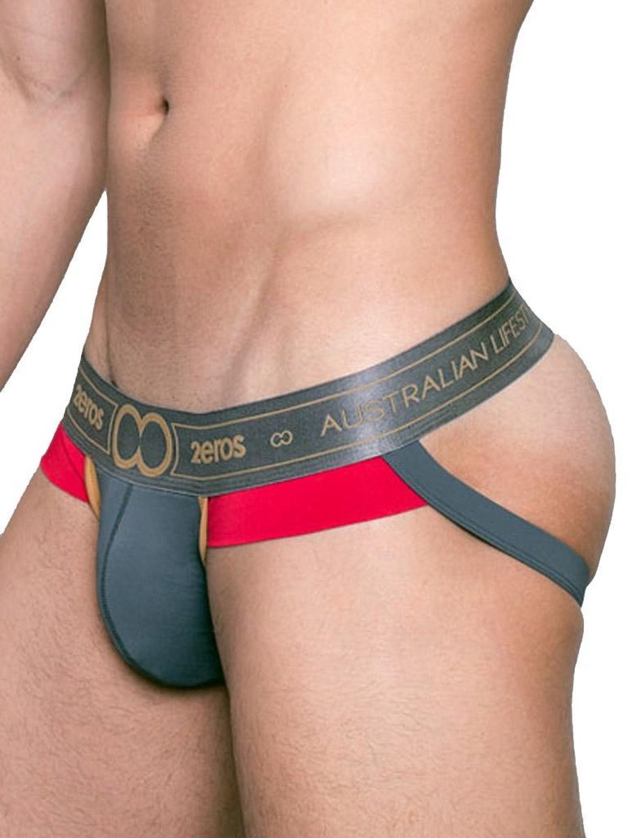 2EROS Aether Jockstrap Deep Space Grijs - MAAT XL - Heren Ondergoed - Jockstrap Heren - Heren Jock