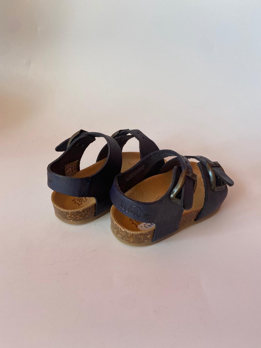 Kipling - Unisex - Kinderschoenen - Sandalen - Leder - Donker Paars - Maat 21