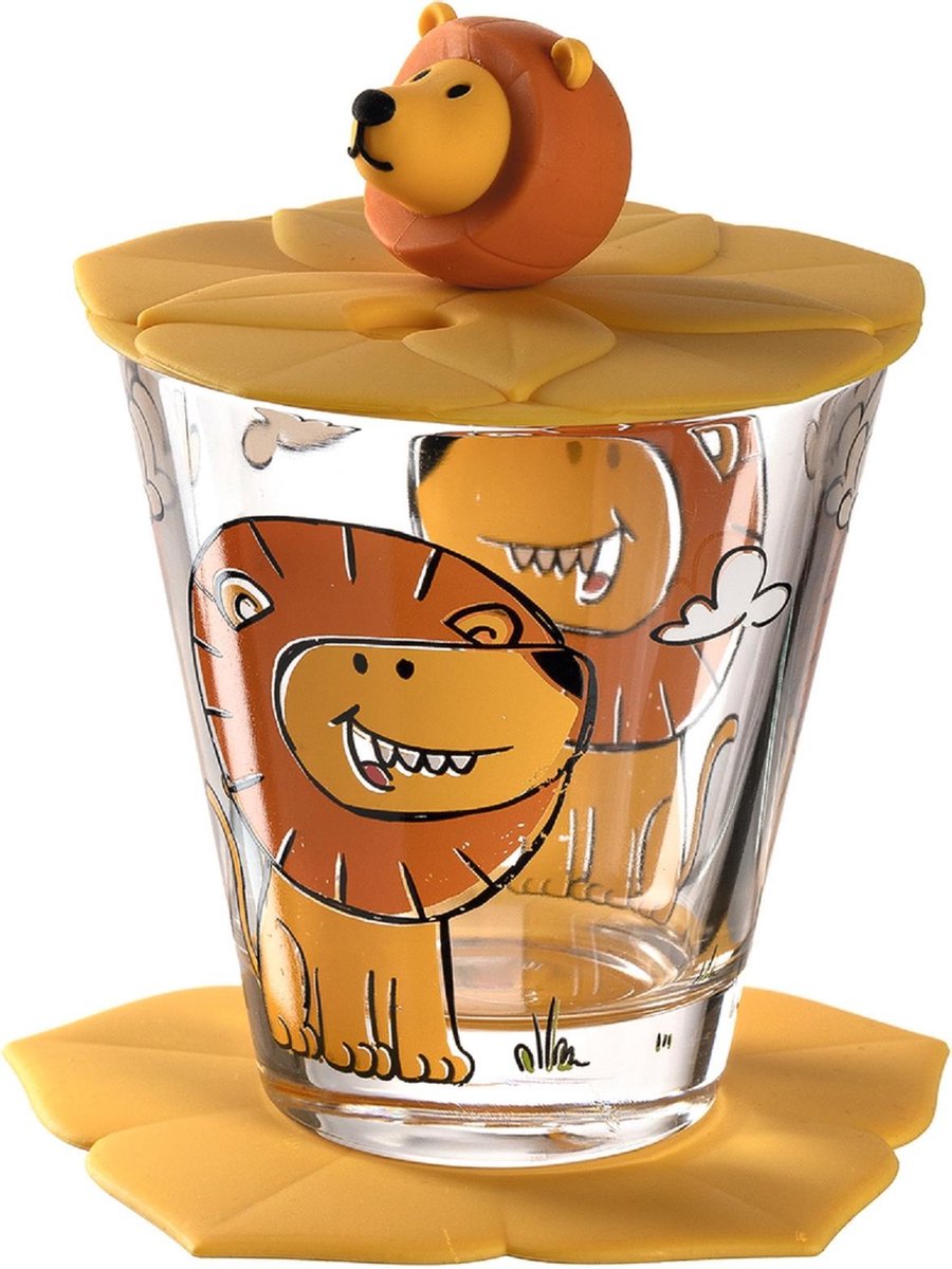 Leonardo Drinkbekerset Bambini Leeuw 215 ml