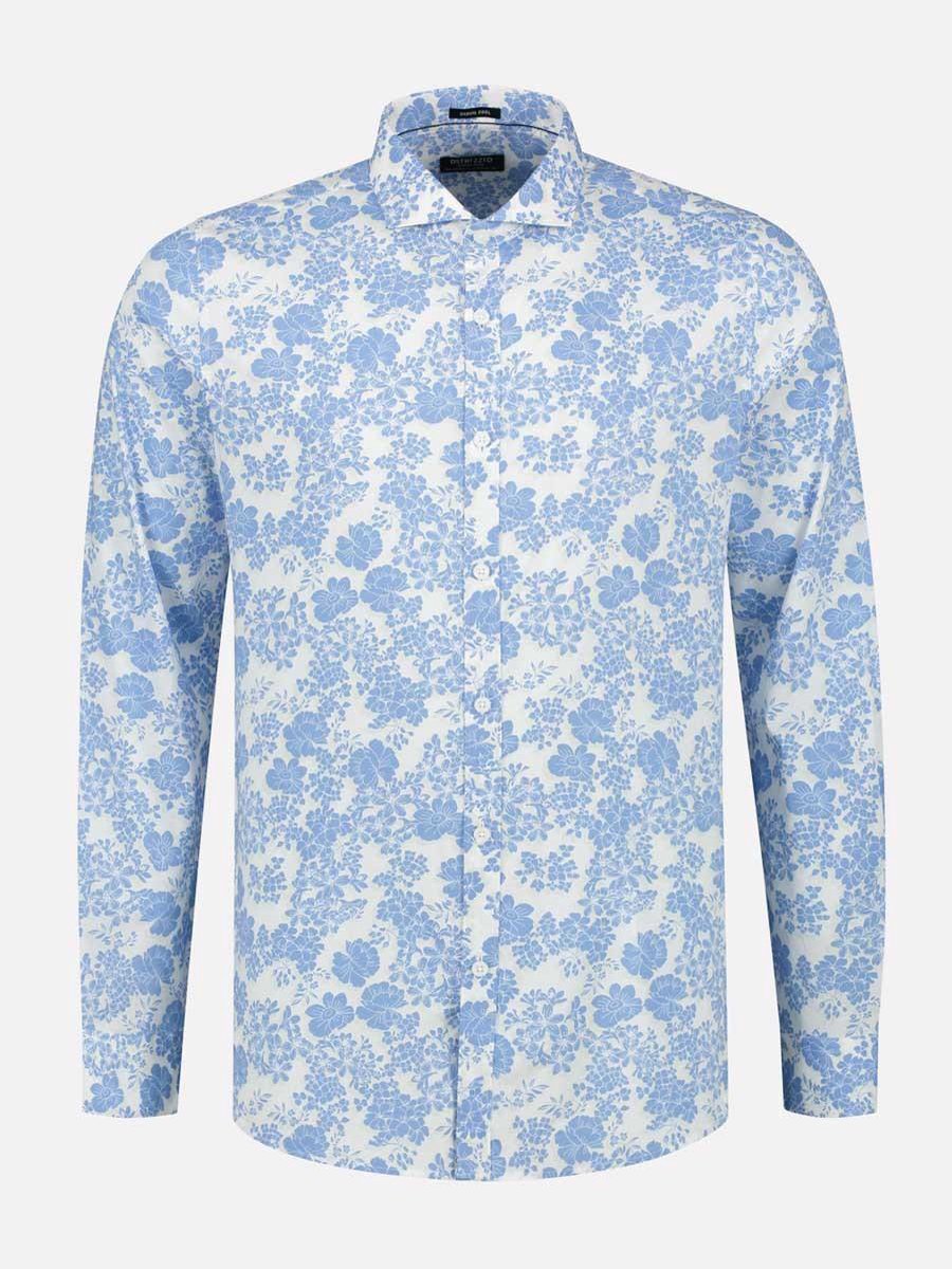 Dstrezzed Overhemd - Slim Fit - Blauw - XL
