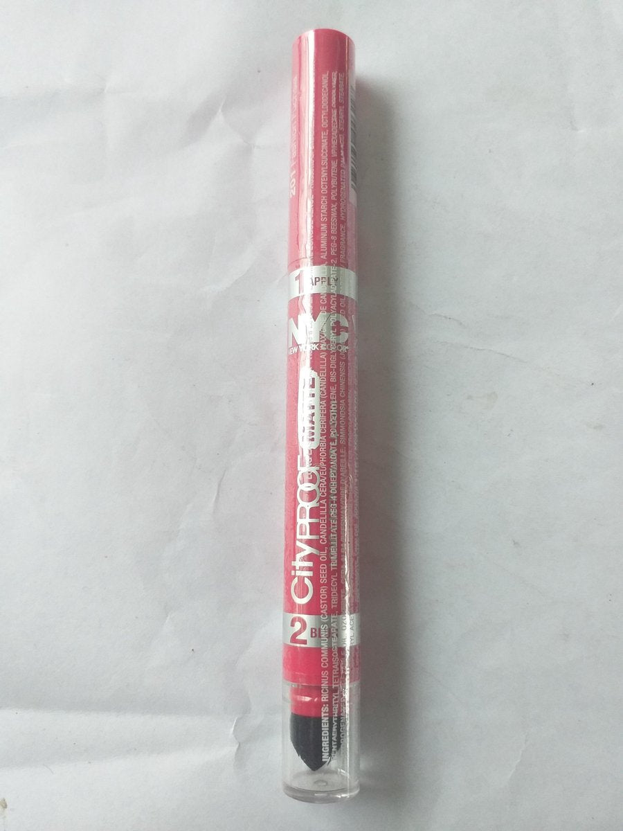 NYC Cityproof matte lip color - 201 fashion fuchsia