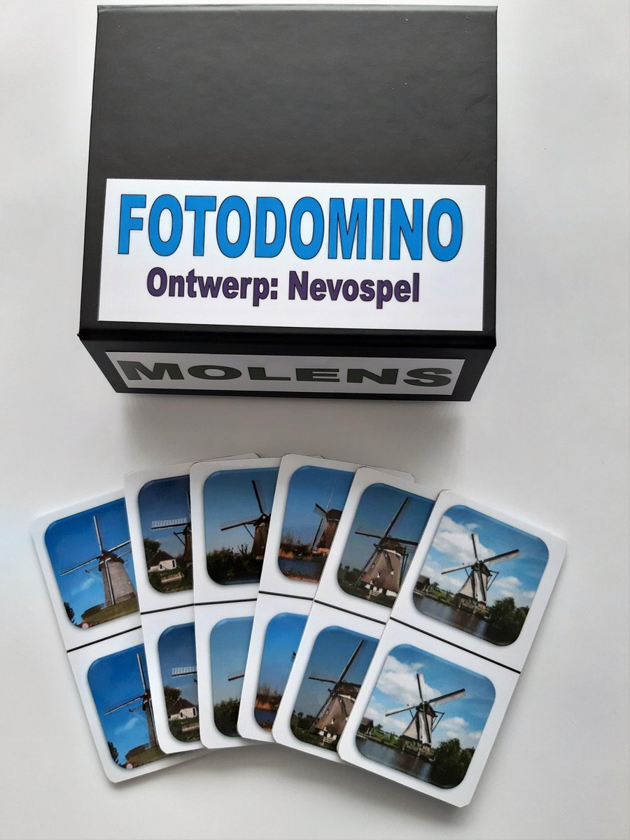 Denkspel voor mensen met dementie FotoDomino Molens