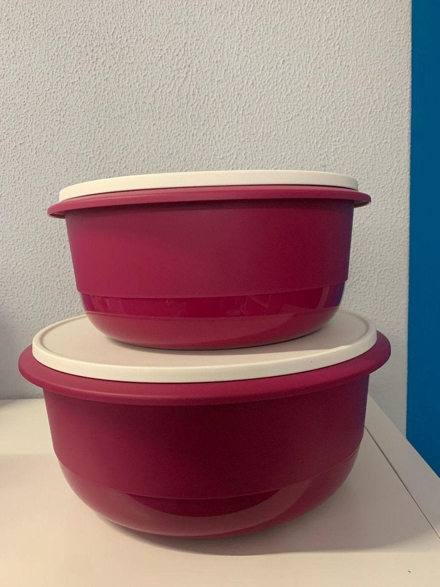 Tupperware mix en mengkom set van 2