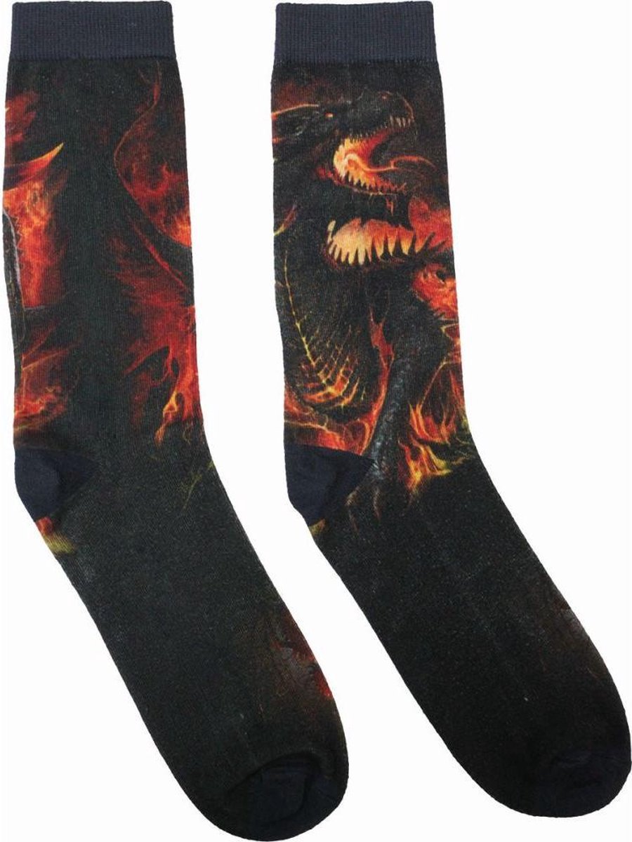 Spiral Sokken -S- DRACONIS Zwart