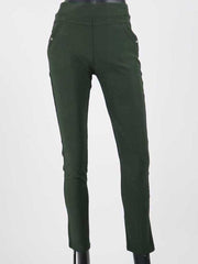 Dames tregging Jacky S/M - Olijf - Luxe & Comfort - Hoge Taille