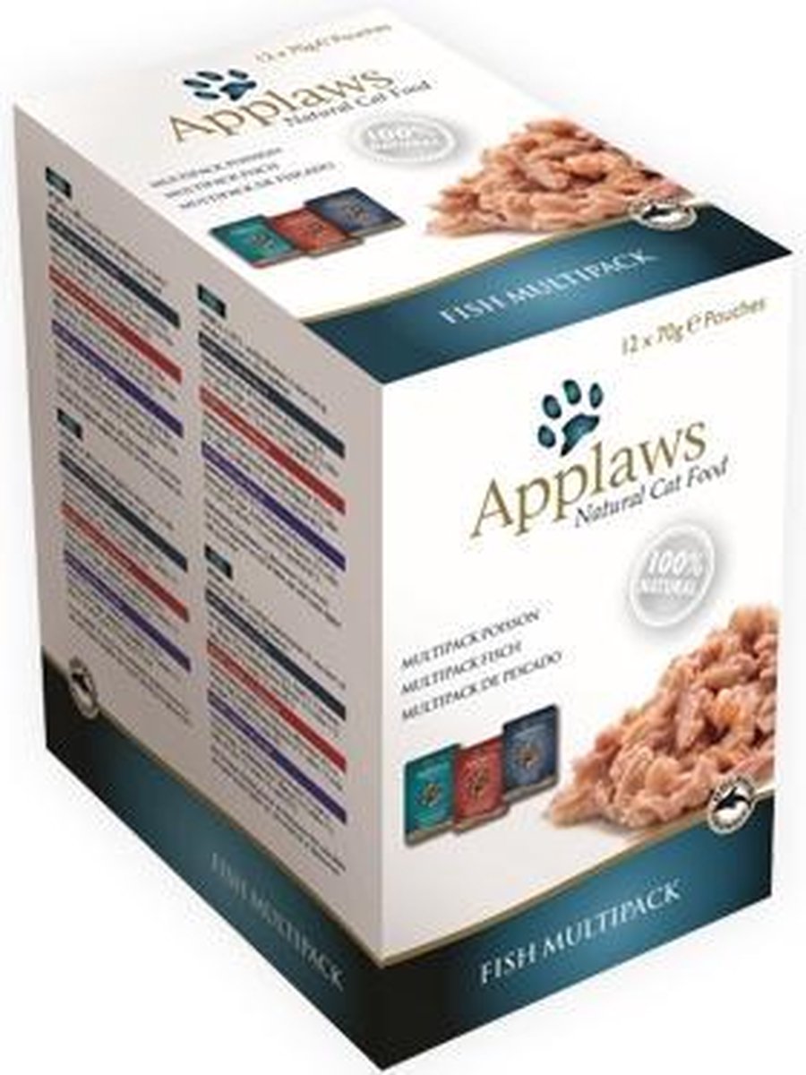 Applaws Cat - Fish in Broth Multipack - 12 x 70 g