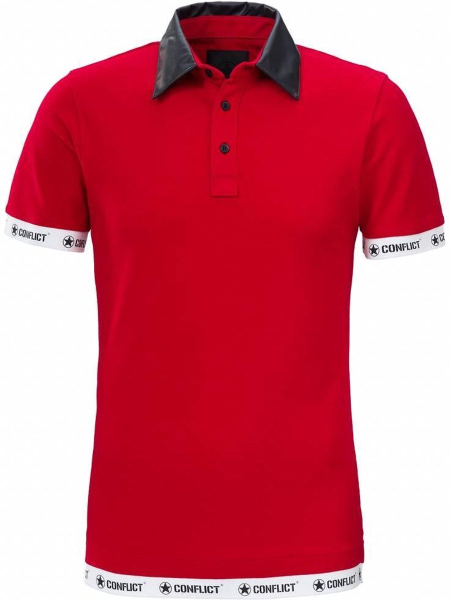 Conflict Polo Leather Red
