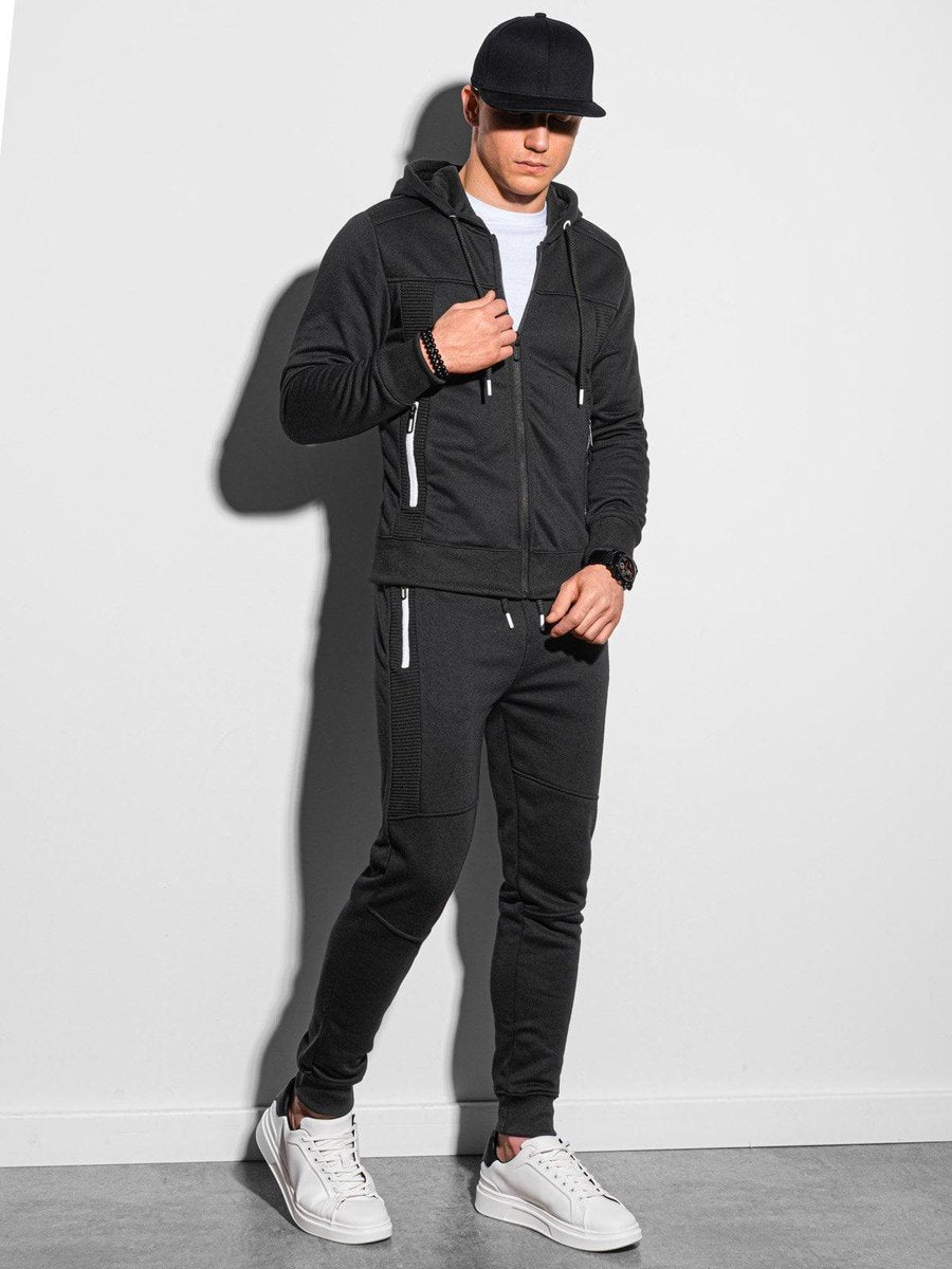 Heren - joggingpak - Zwart - Z25