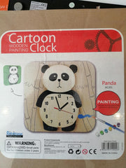 Robotime Panda klok zelf bouw