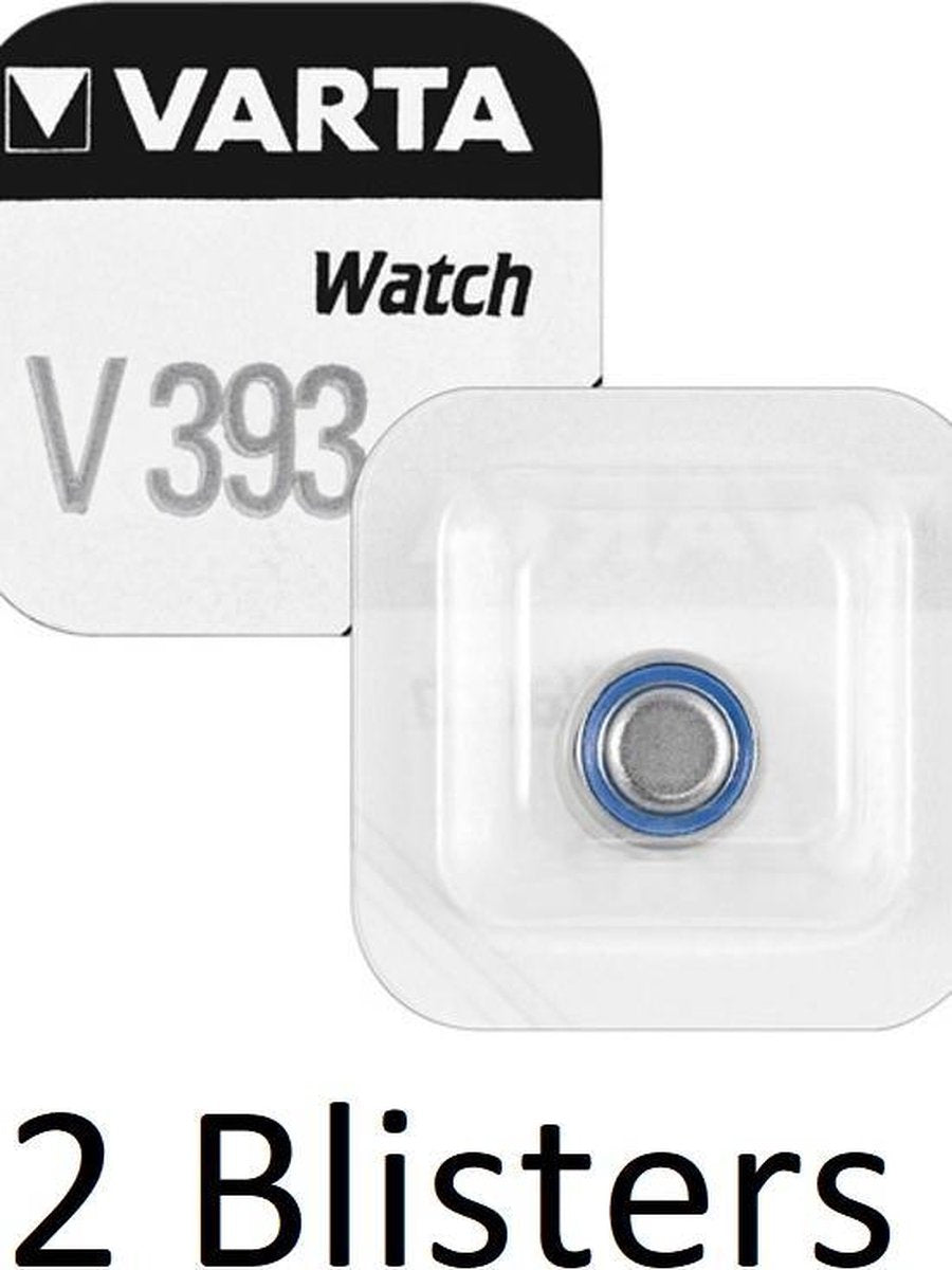 2 stuks (2 blisters a 1 st) Varta SR48 W/V393 Single-use battery Zilver-oxide 1