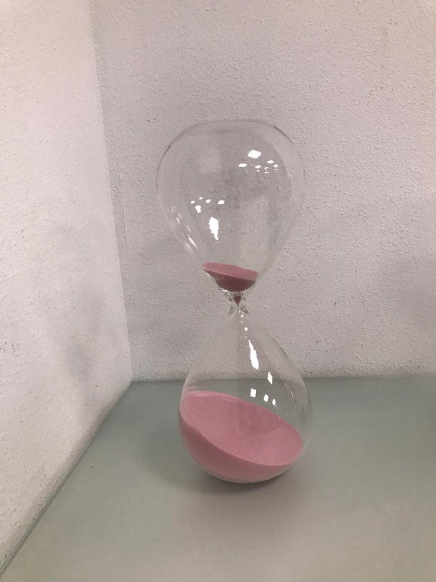 grote zandloper - 120min - roze versie