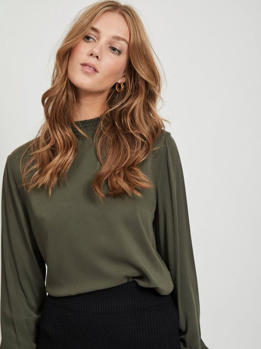 Vidania Smock L/s Top/su - Noos 14056537 Forest Night