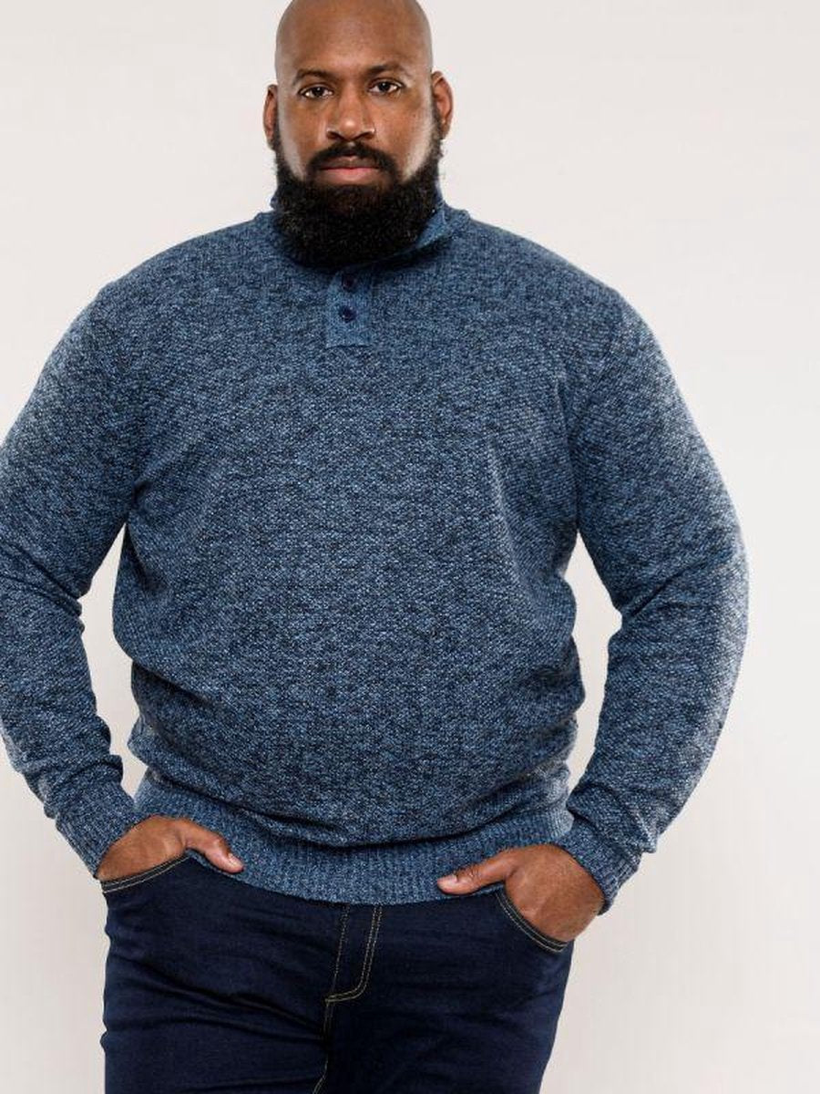 Duke 555 Wilmington Trui Blauw maat 3XL Kingsize
