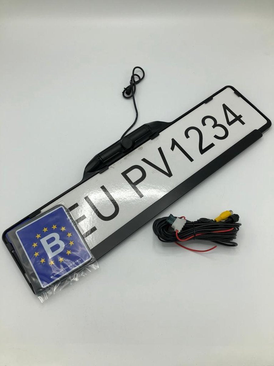 CMOS Camera in nummerplaathouder - Mirror View (NTSC)
