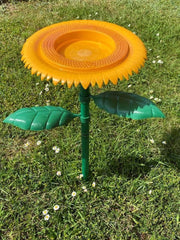 Westfalia Vogelbad Zonnebloem - voor een kleurrijke en levendige tuin