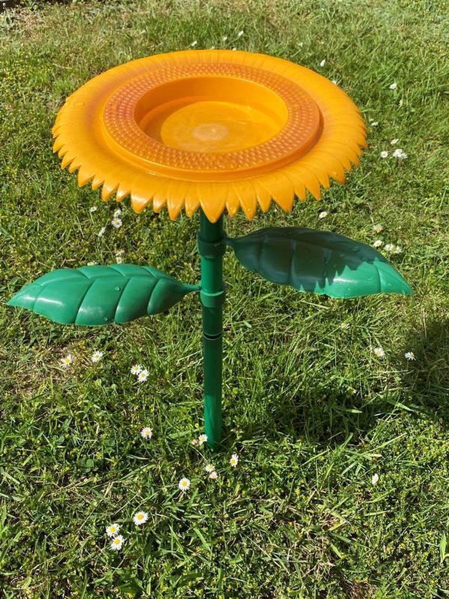 Westfalia Vogelbad Zonnebloem - voor een kleurrijke en levendige tuin
